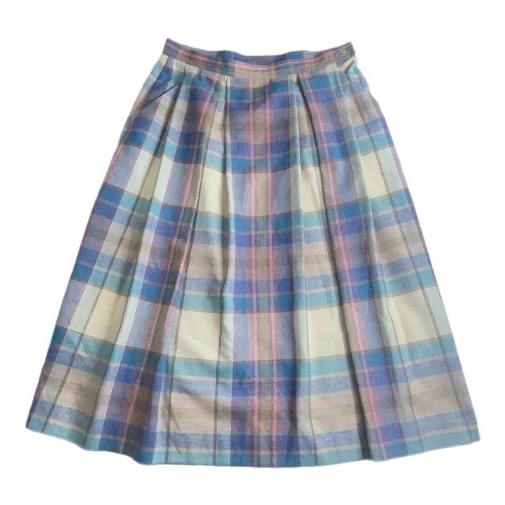 Jones New York Plaid Womenโs Skirt Size 12